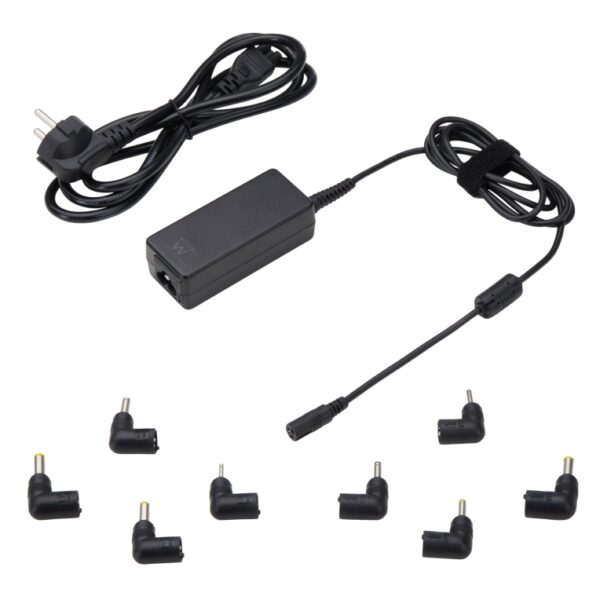 EWENT CARGADOR AUTOMATICO UNIVERSAL NOTEBOOK 45W CON 8 PUNTAS
